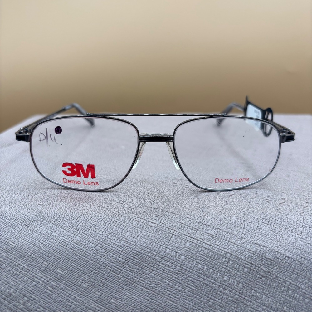 3M Classic 2‎ Gray Metal Aviator Safety Glasses Frames Z87-2+ 53-15-135 NEW